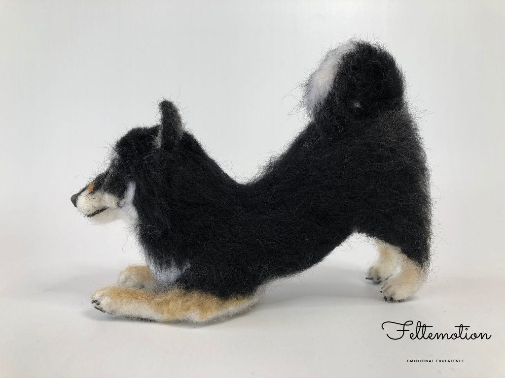 柴犬・黒柴】ペットそっくりの羊毛フェルトぬいぐるみ・オーダーメイド